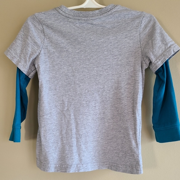 Grey dinosaur long sleeved tee shirt - Picture 2 of 3